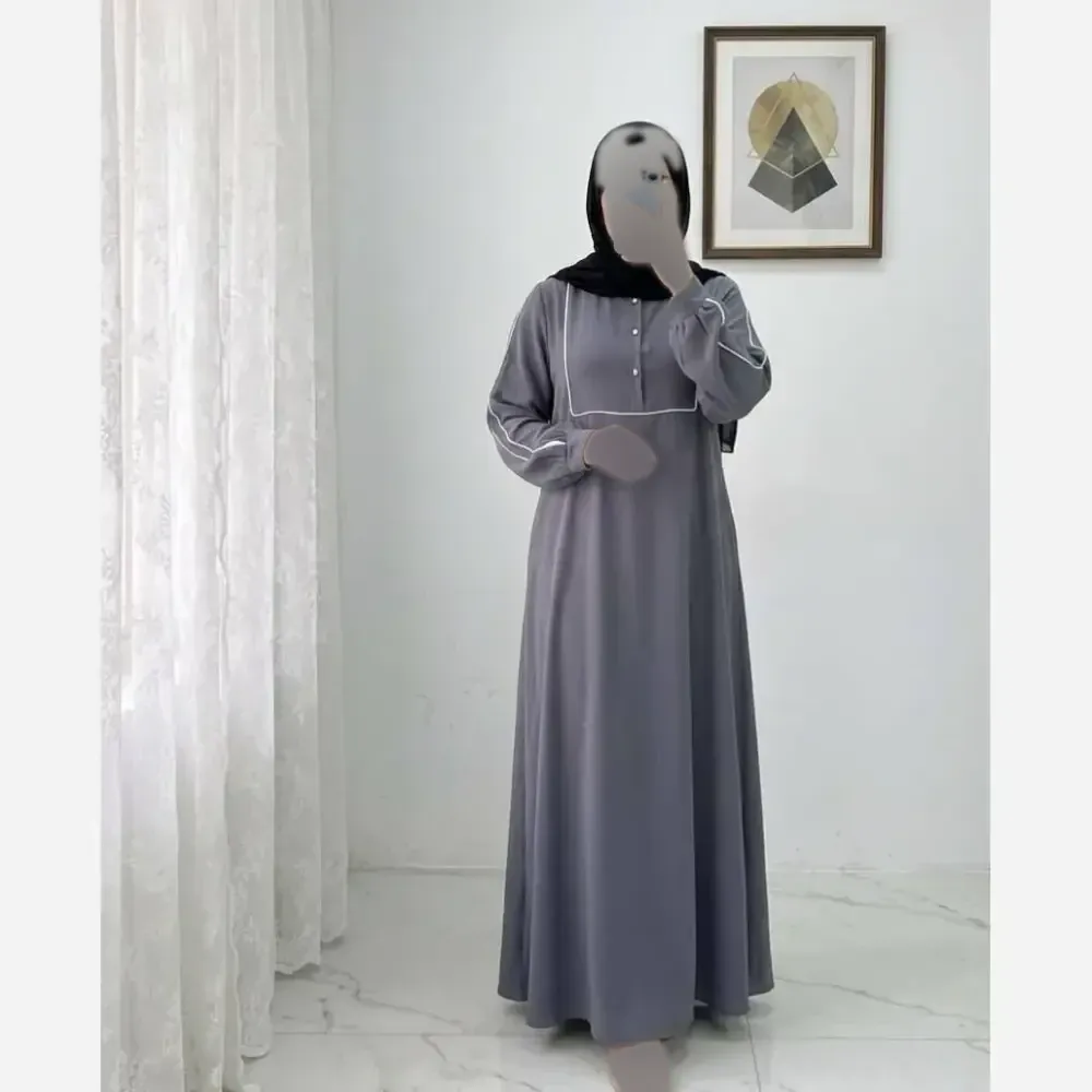 عبای مارال جنس کرپ ابروبادی درجه یک فری سایز مناسب شیردهی قد 135