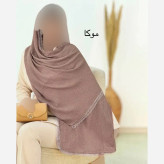 شال پلیسه لبه توری مجلسی سایز بزرگ ابعاد 180 در 75 سانتی متر