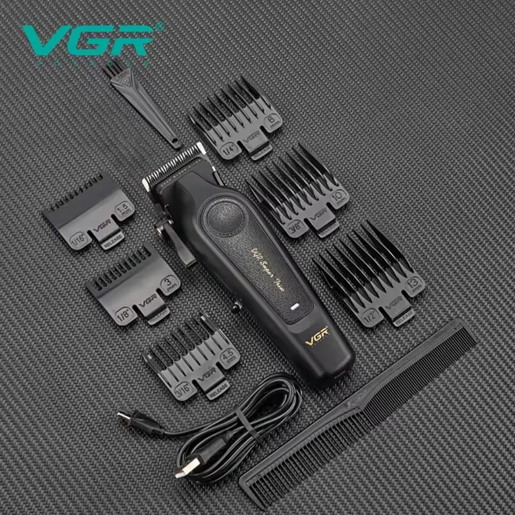 ماشین اصلاح حجم زن وی جی آر حرفه ای موتور 7000 با کله شارژر استاندارد