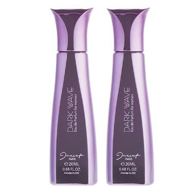عطر جیبی زنانه ژک ساف مدل Dark Wave حجم 20 میلی لیتر بسته 2 عددی