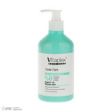 شامپو مو ویتاپلکس مدل Scalp Care حجم 500 میلیلیتر، مناسب موهای چرب، کنترل چربی و تنظیم ترشح سبوم، لایهبرداری ملایم، حفظ رطوبت و تقویتکننده