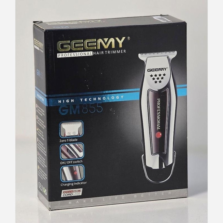 ماشین اصلاح حرفه ای موی سر و صورت و ریش تراش جیمی خط زن شارژی GM855 ورژن جدید 855 ( گناوه مارکت )
