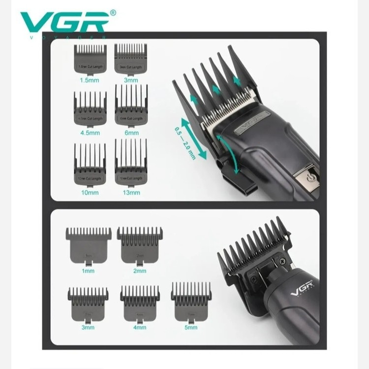 ست ماشین اصلاح سه کاره ( شیور و خط زن و حجم زن )موی سر و صورت وی جی آر V-694 ورژن جدید 694 ( گناوه مارکت