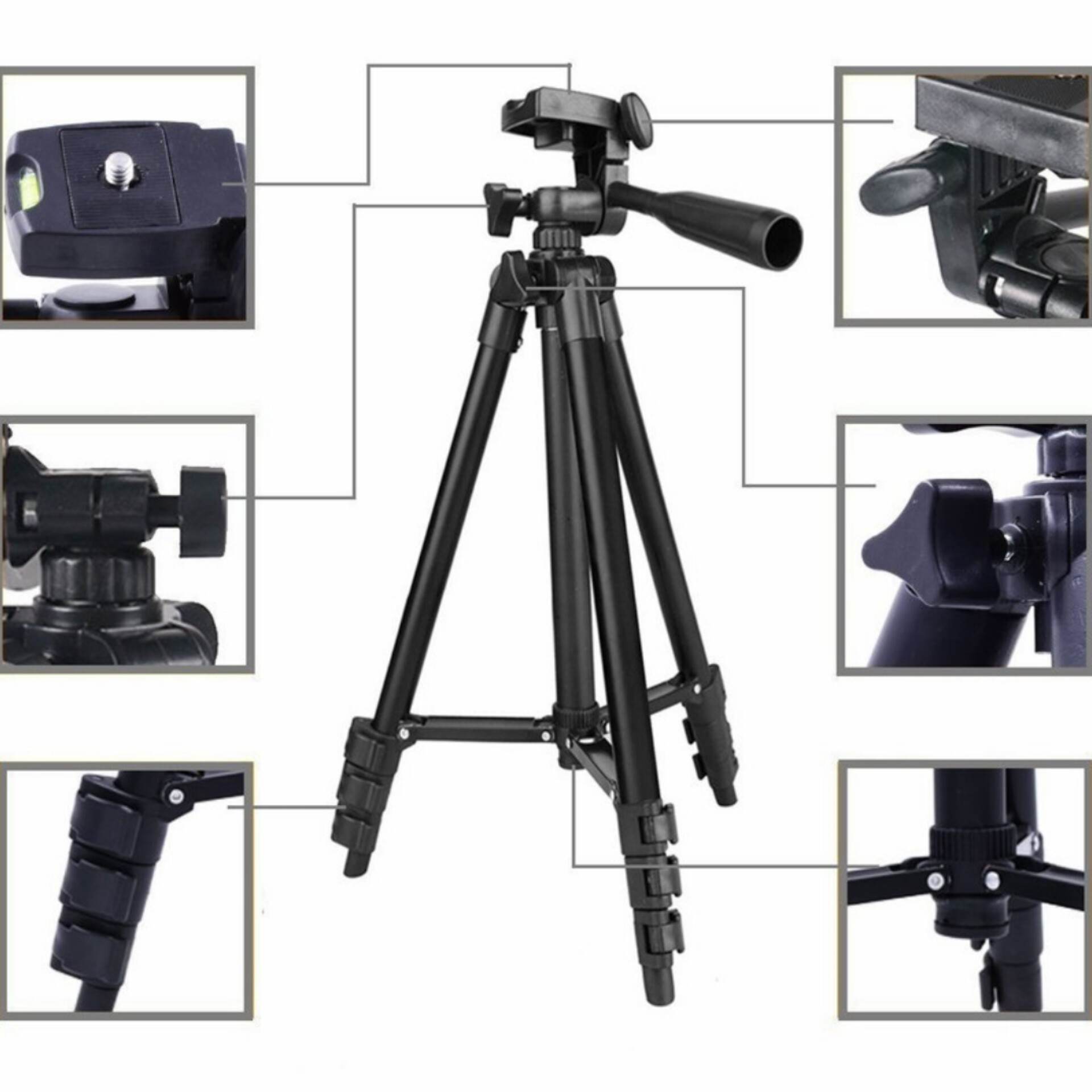 سه پایه نگهدارنده گوشی 3120 و 3110 تریپاد tripod(پایه نگهدارنده دوربین موبایل فیلم برداری عکاسی همسفر منوپاد طرح و مدل)