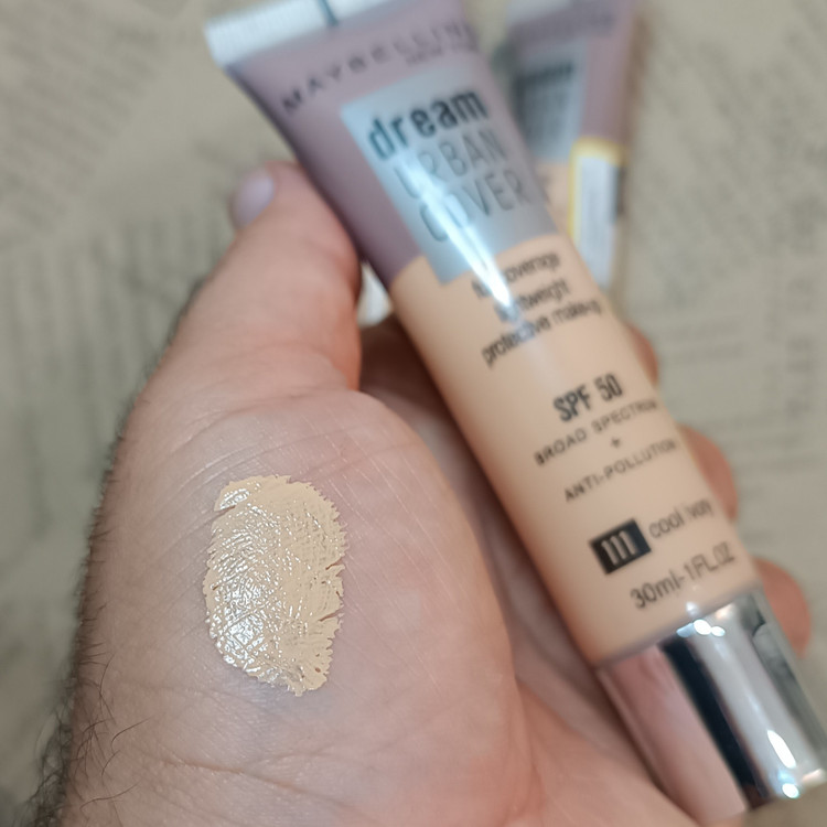 کرم پودر میبلین اورجینال maybelline رنگ بژمتوسط