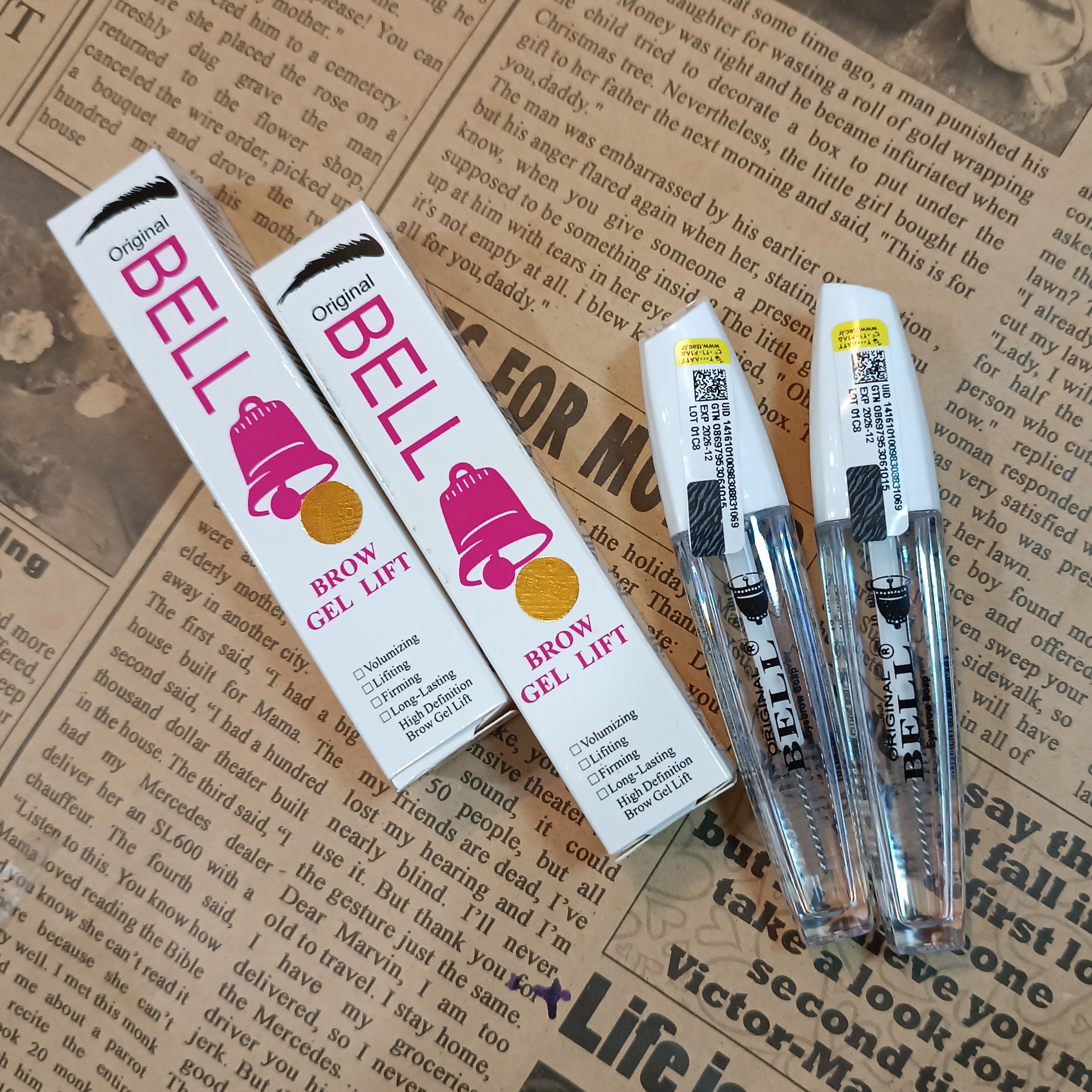 ژل ابرو گیاهی بل Bell eyebrow soap ژل لیفت ابرو