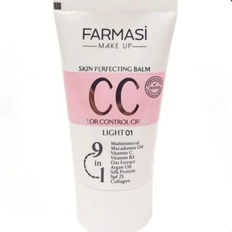 کرم فارماسی ضدآفتاب کرمپودر farmasi cc spf25 اصل