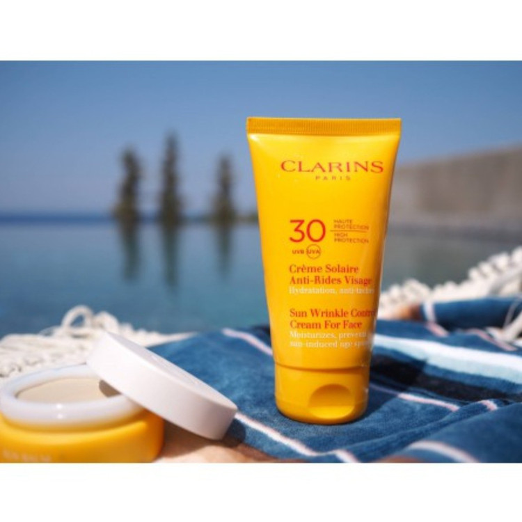 ضدآفتاب کلارینس اورجینال spf 30 فرانسوی جوانساز صورت