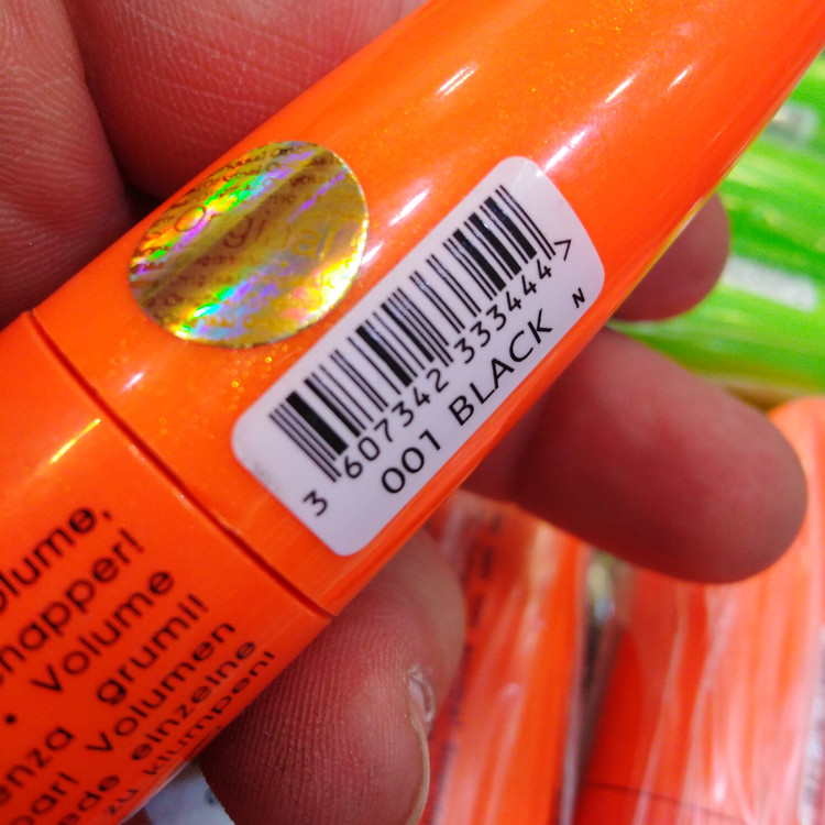 ریمل بدون سرب ریمل لندن اورجینال Rimmel London اورجینال ریمل نارنجی rimmel London ریمل مژه دار اصل mascara ضدحساسیت