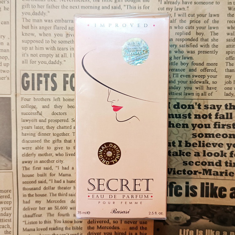 ادکلن سکرت رصاصی زنانه اورجینال secret rasasi اودکلن Secret عطر سیکرت
