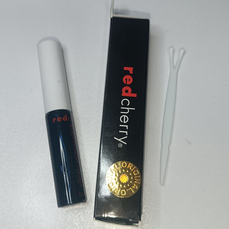 چسب مژه یک ماهه ردچری مشکی اصل هولوگرام دار redcherry