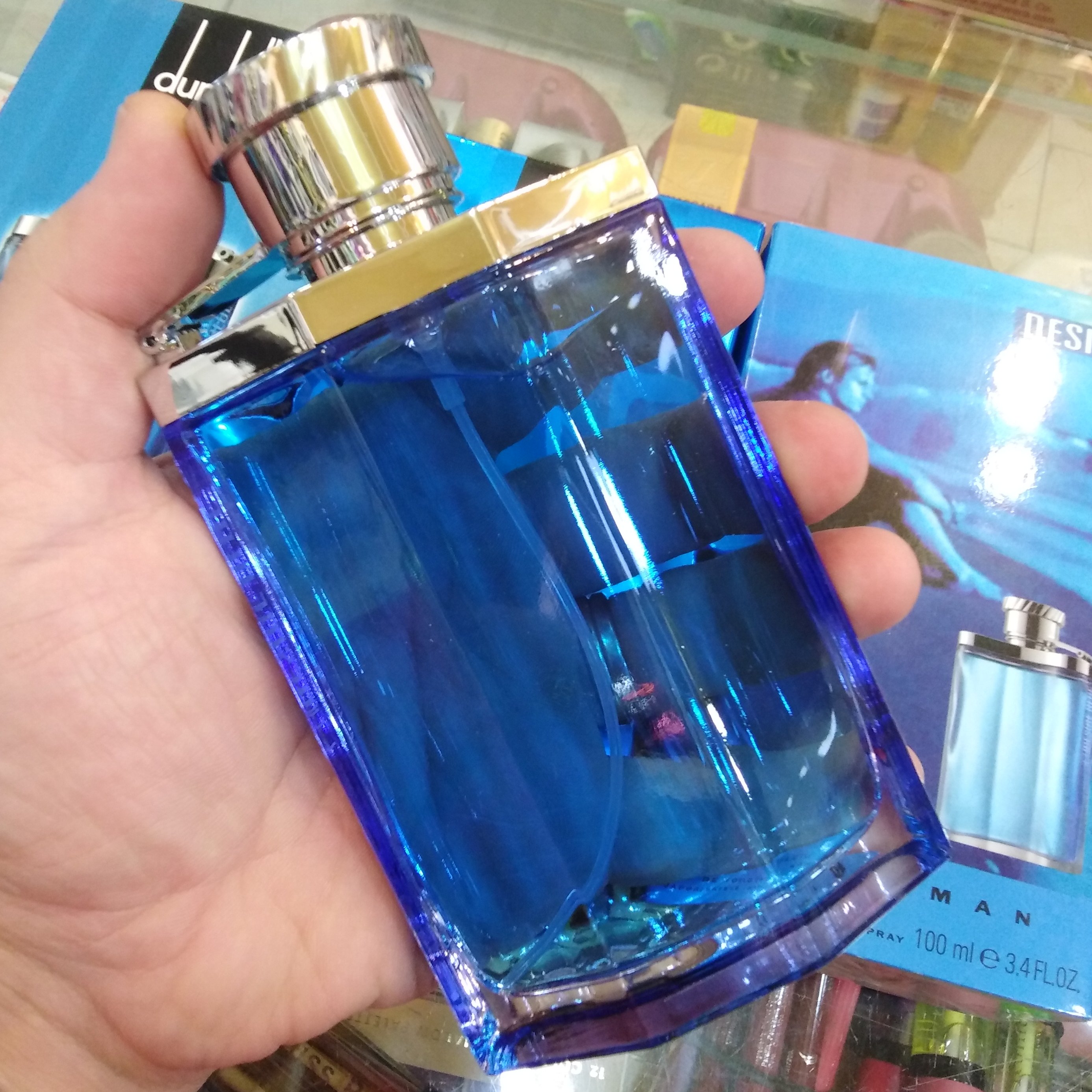 ادکلن دانهیل آبی دیزایر بلو 100 میل عطر Dunhill Desire Blie اماراتی DUNHILL rio اودکلن دانهیل دیزایربلو دانهیل آبی
