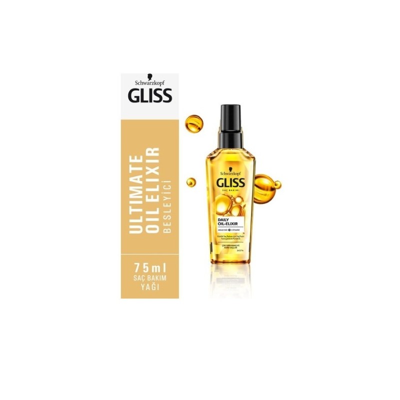 سرم آرگان گیلیس اورجینال Gliss oil elixir روغن آرگان گلیس