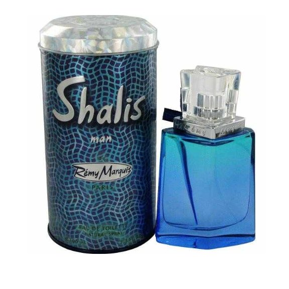 ادکلن شالیس اصل فلزی shalis لیبل دار ادکلن شالیز آبی
