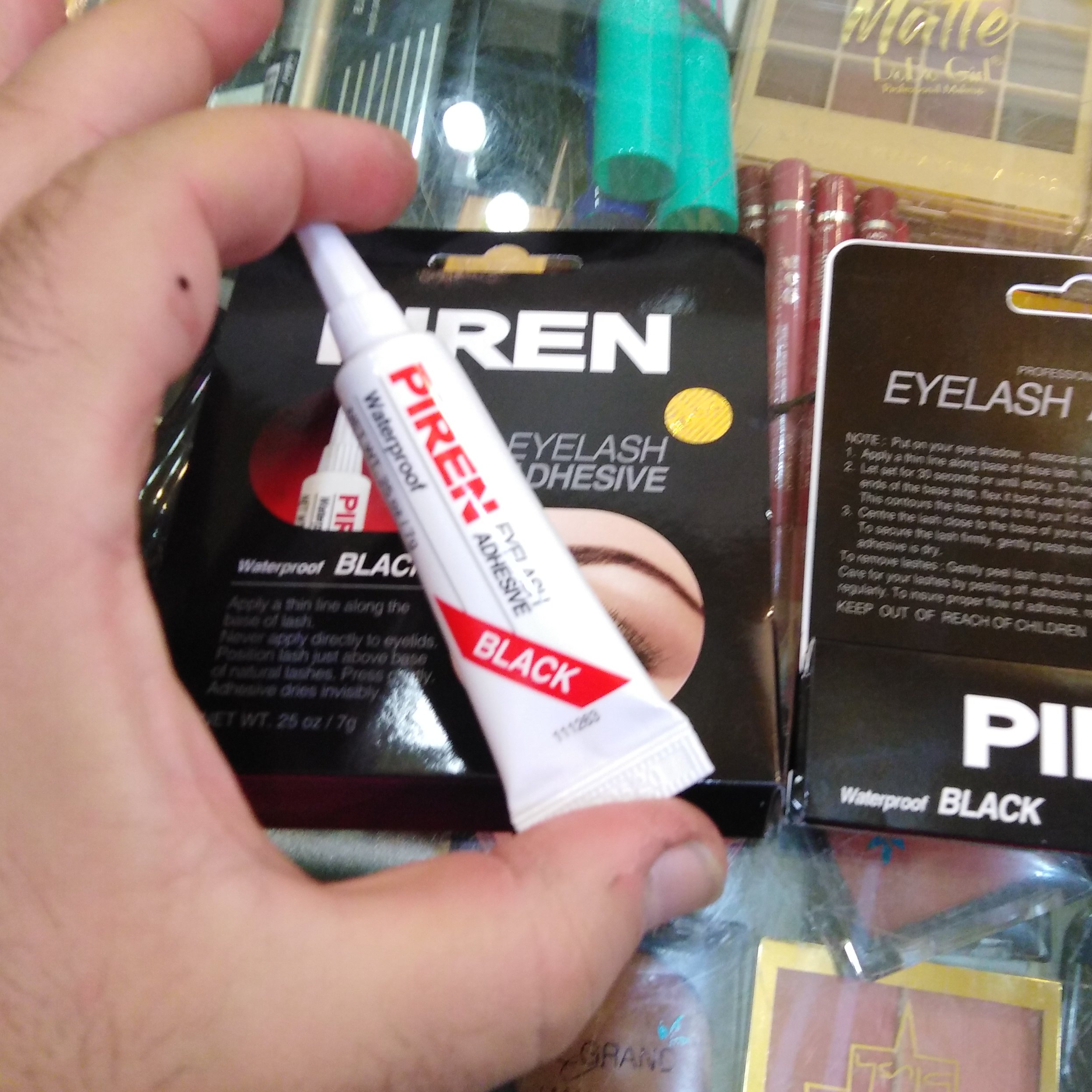 چسبمژه پیرن اورجینال 7 گرمی Piren مشکی تیوپی چسب کاشتمژه