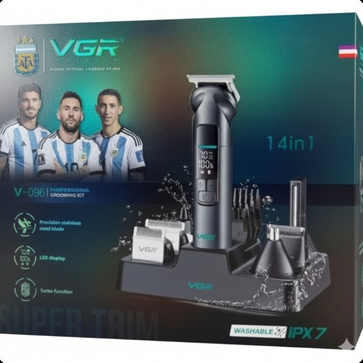 ست ماشین اصلاح وی جی آر مدل V-096 ضد آب