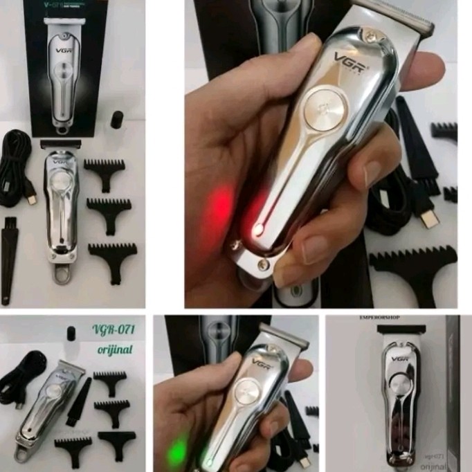 ماشین اصلاح موی سر و صورت وی جی ار مدل V-071 اصل پلمپ شرکتی