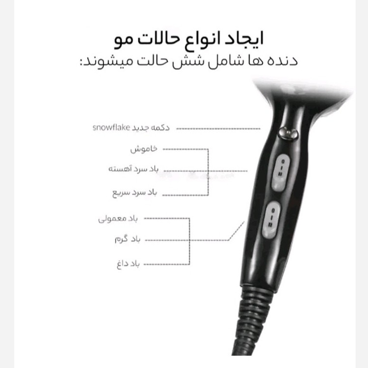 سشوار حرفه ای وی جی ار 413