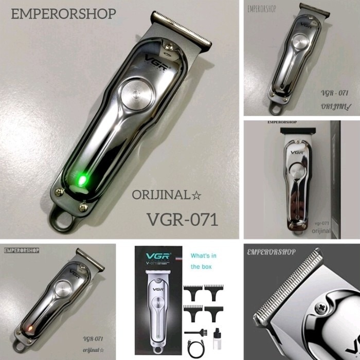 ماشین اصلاح سر و صورت VGR-071 اصلی ریش تراش خط زن و سایه زن وی جی ارvgr071 اصل