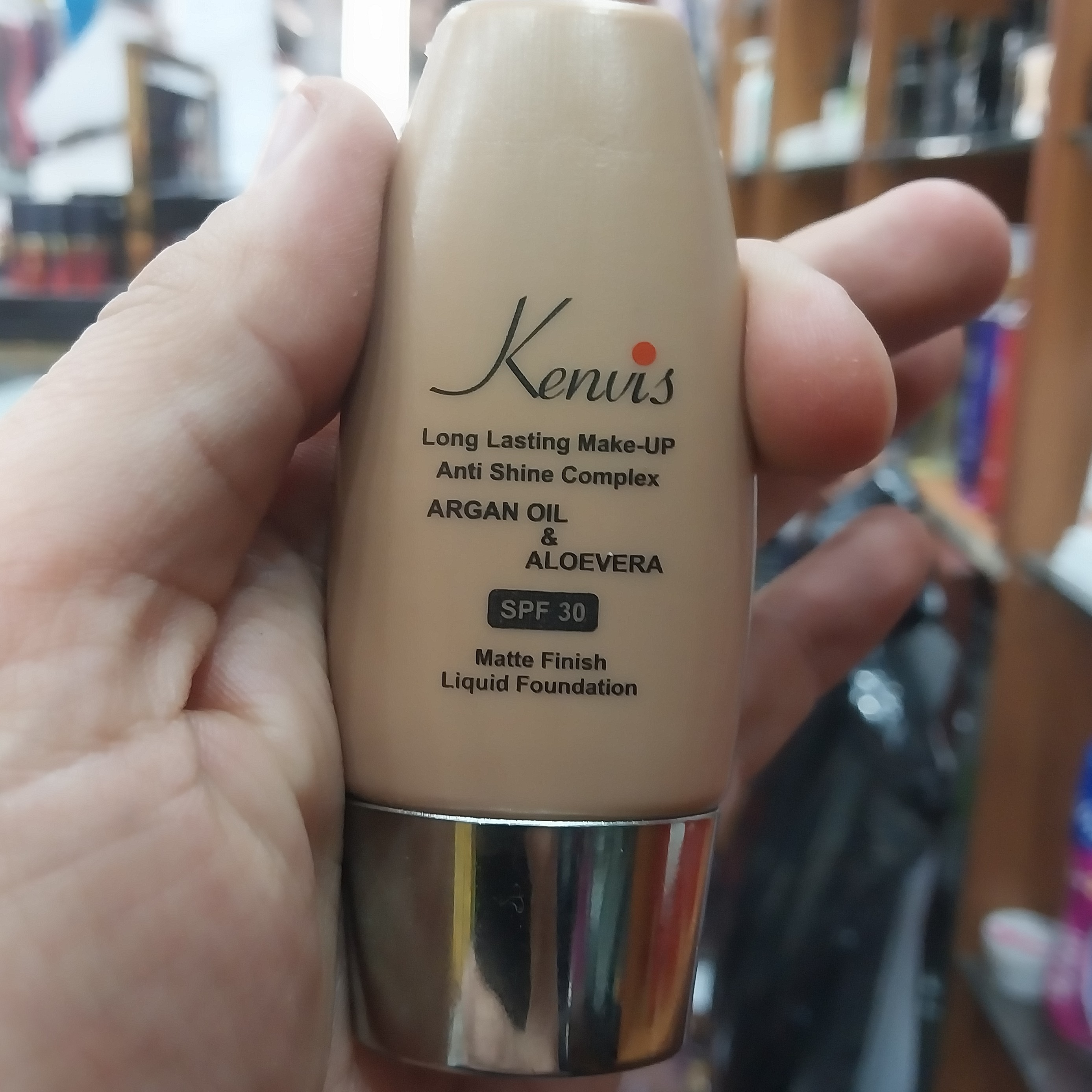 کرم پودر تیوپی کنویس شماره 106با SPF 30 حاوی روغن آرگان و عصاره آلوورا کاملا
