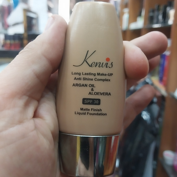 کرم پودر تیوپی کنویس شمار ه105 با SPF 30 حاوی روغن آرگان و عصاره آلوورا کاملا