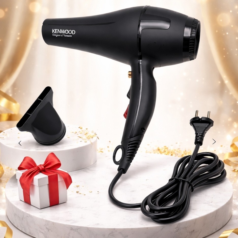 سشوار کنوود وارداتی موتور سنگین 9000 وات/گارانتی دار/ارسال رایگان/اقساطی/با اشانتیون