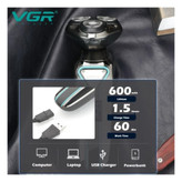 سه تیغ وی جی آر مدل V310 با برش چرخشی و ضد آب