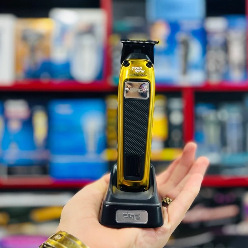 ماشین اصلاح صفر زن خط زن حرفه ای سالنی موتور براشلس دی اس پی DSP 91408(فروش قسطی پنج ماهه)