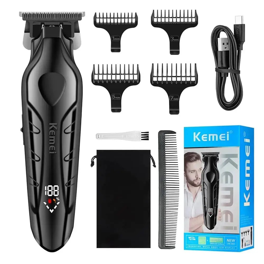 ماشین اصلاح خط زن و صفر زن سر و صورت کیمی مدل KM-2269.