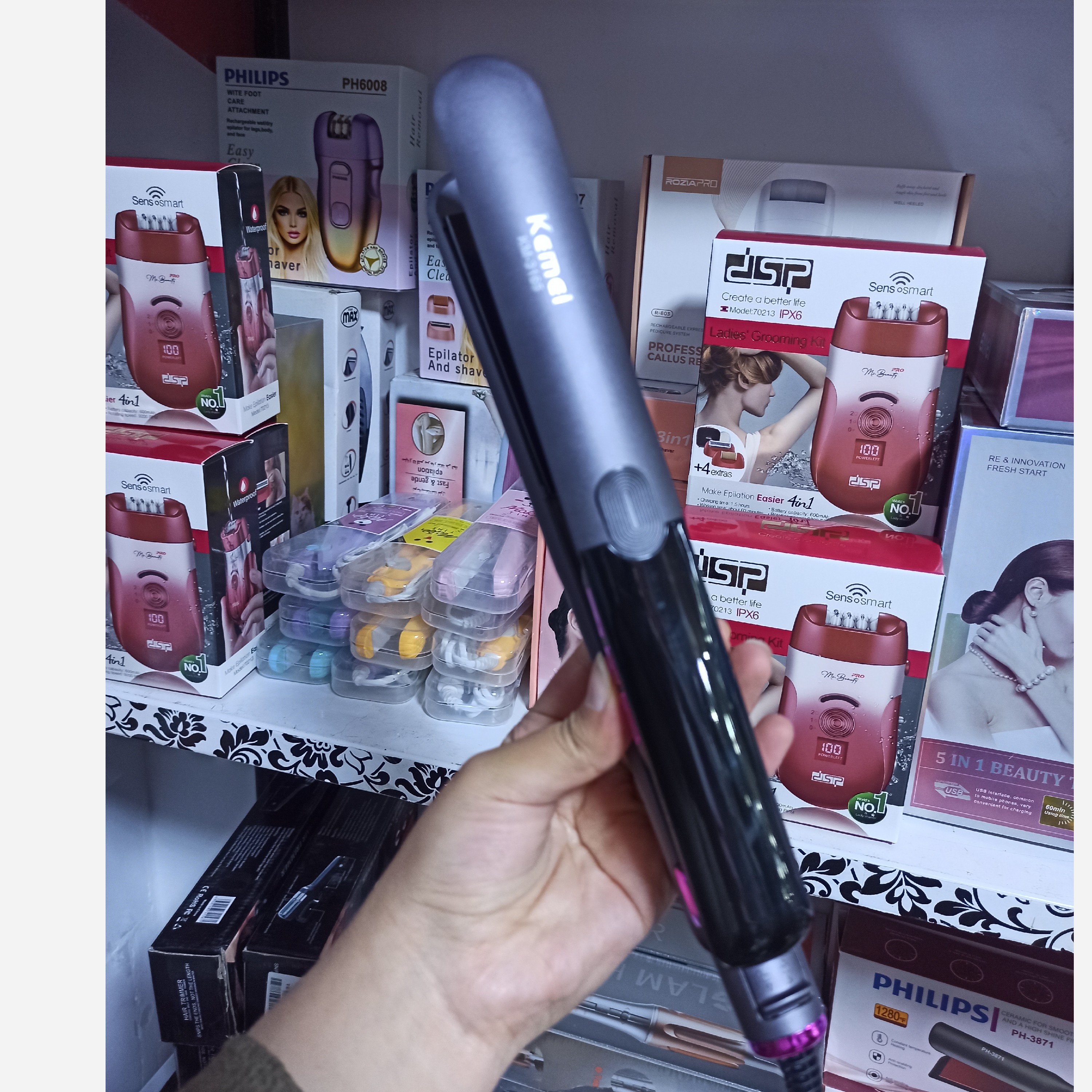 اتو مو حرفه ای کیمی مدل KM-3165