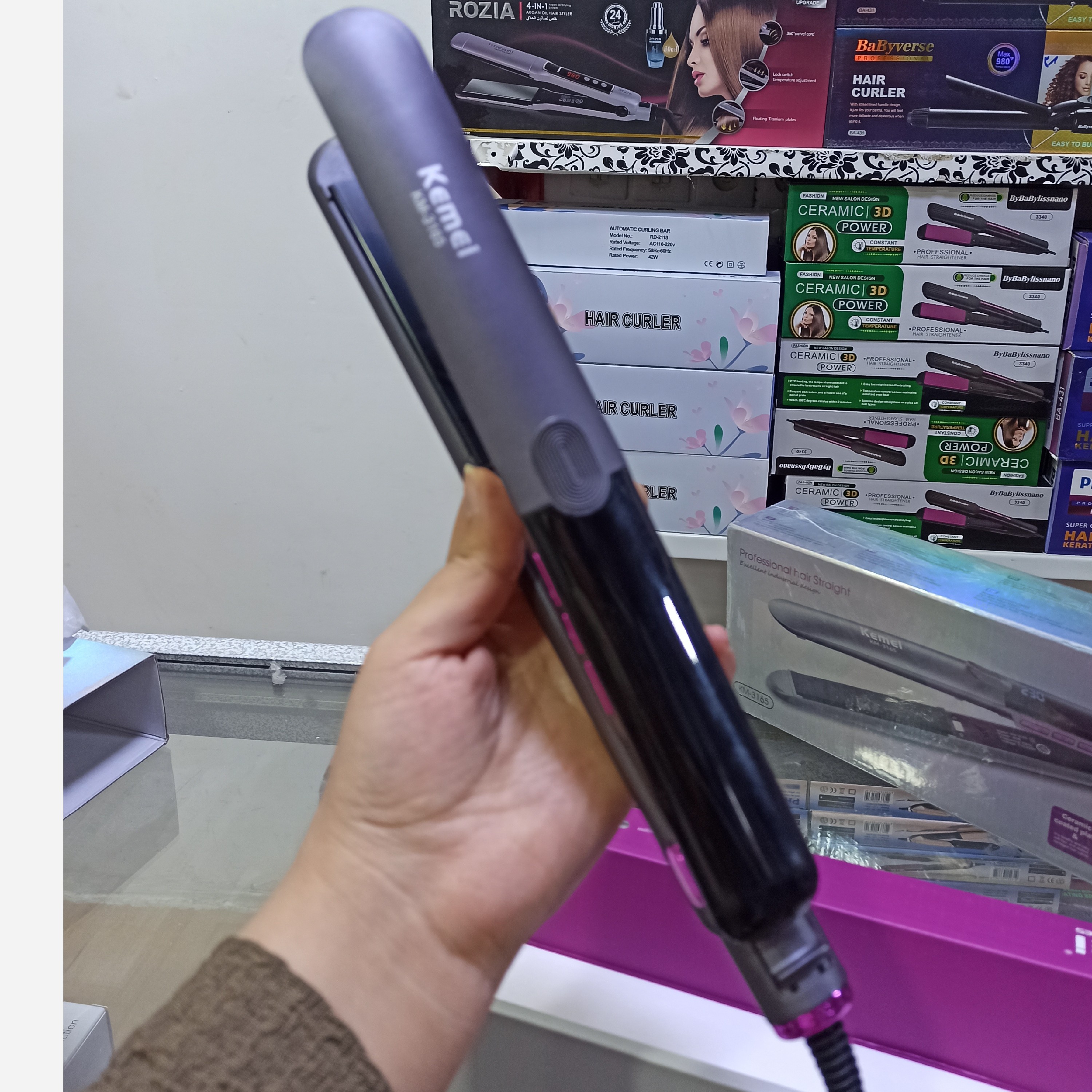 اتو مو حرفه ای کیمی مدل KM-3165