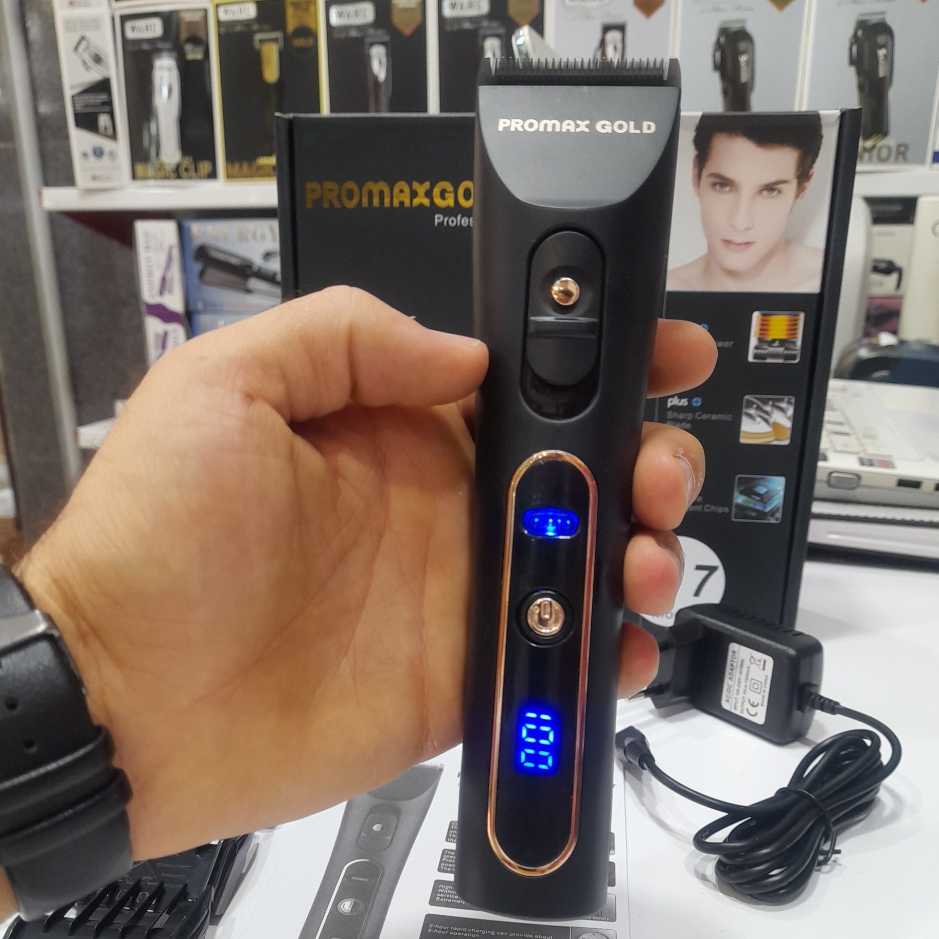 ماشین اصلاح مکس گلد PRO MAX GOLD 117
