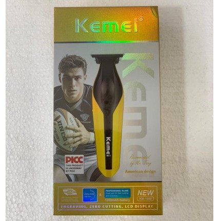 ماشین اصلاح خط زن و صفر زن موی سر و صورت شارژی کیمی مدل km-1688
