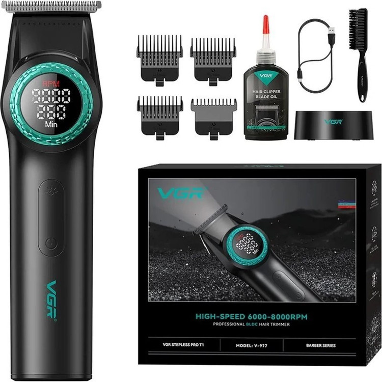 ماشین اصلاح وی جی آر سری آرایشگاه مدل VGR V-977