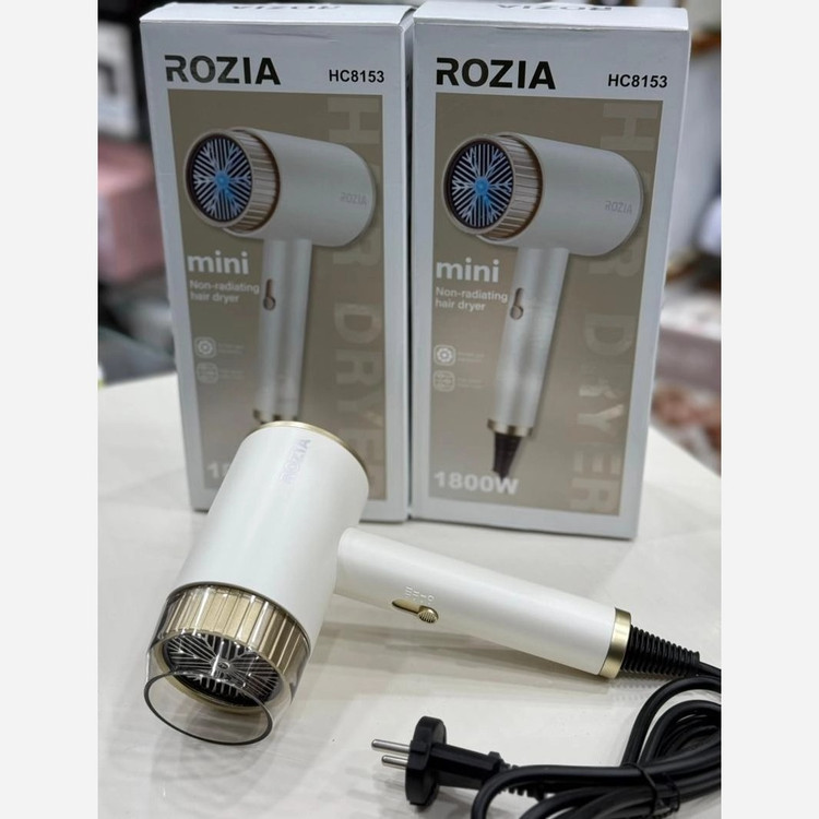 سشوار مسافرتی 1800 وات روزیا مدل Travel hair dryer 1800 watts Rosia model