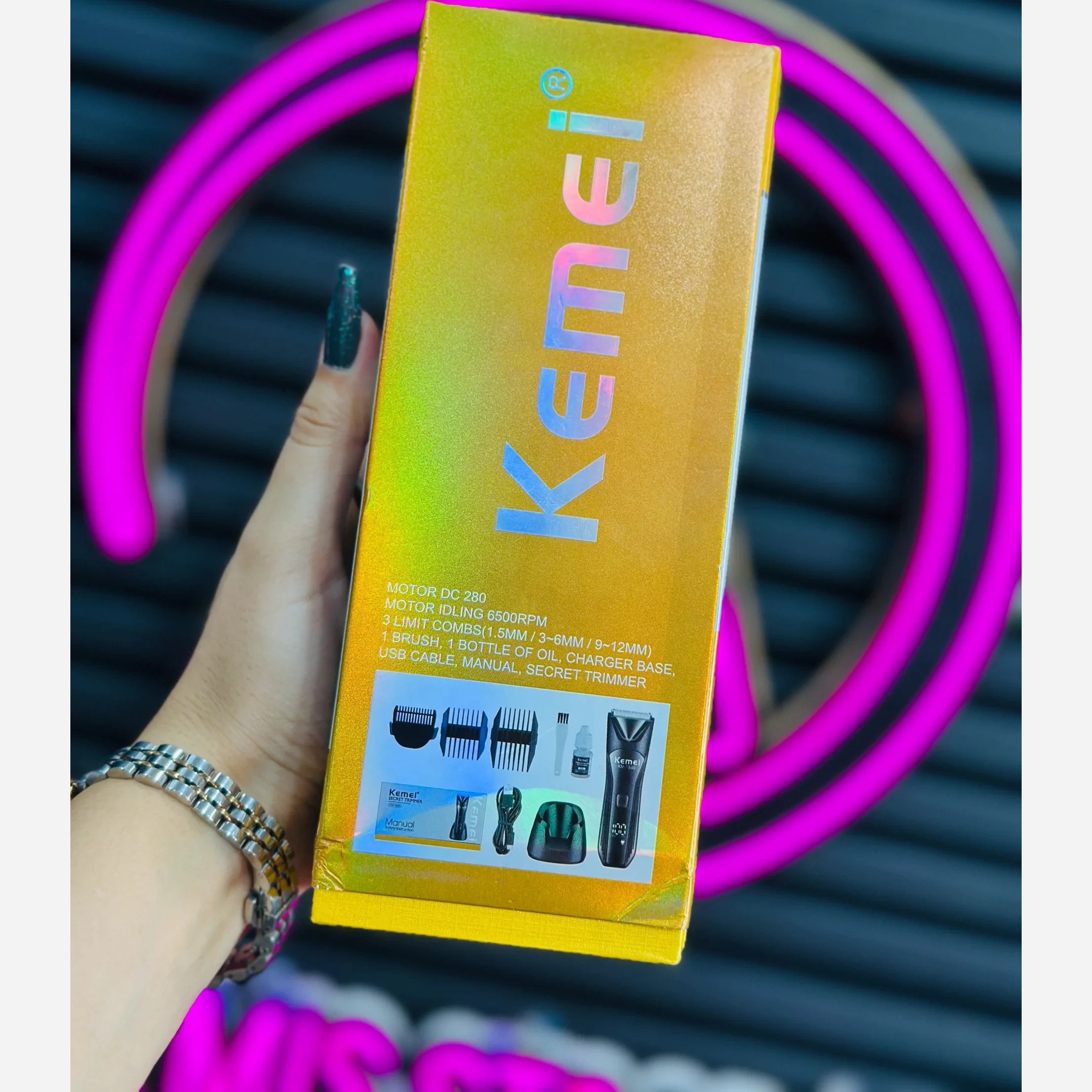 ماشین اصلاح کیمی KM-1849 بادی گروم و صفر زن