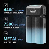 شیور فویلی سرعت موتور 7500 RPM طراحی بدنه ارگونومیک مقاوم در برابر لغزش
