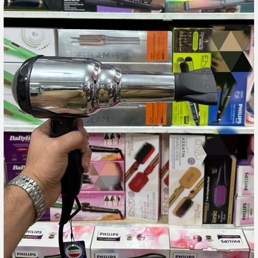 سشوار حرفه ای سالنی ENZO Metal Master مدل EN3001 Classic ولتاژ 220 240V 5060Hz