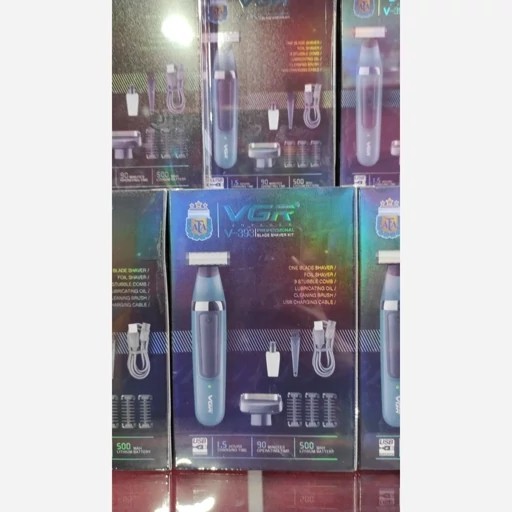 ماشین اصلاح موی صورت و بدن وی جی آر مدل V-393