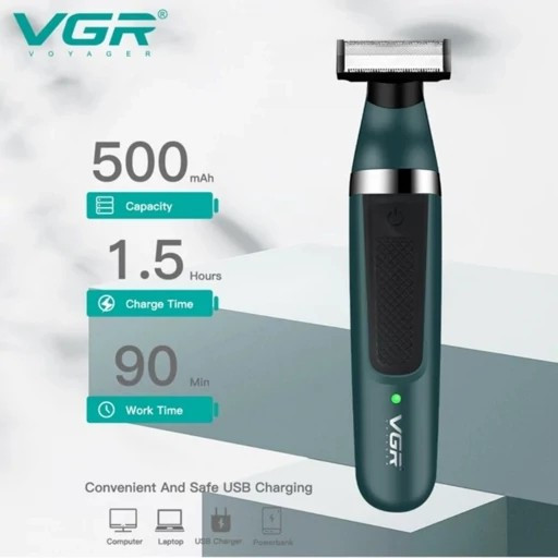 ژیلت برقی ( بادی گروم ) شارژی و برقی مدل VGR393 صفر زنی بهتر از ژیلت کاملآ ضد آب.