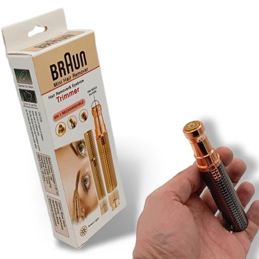 شیور ماتیکی زنانه سه کاره براون BRAUN GERMANY 3IN1 شیور بانوان تیغ نانو دور متور 64 هزار