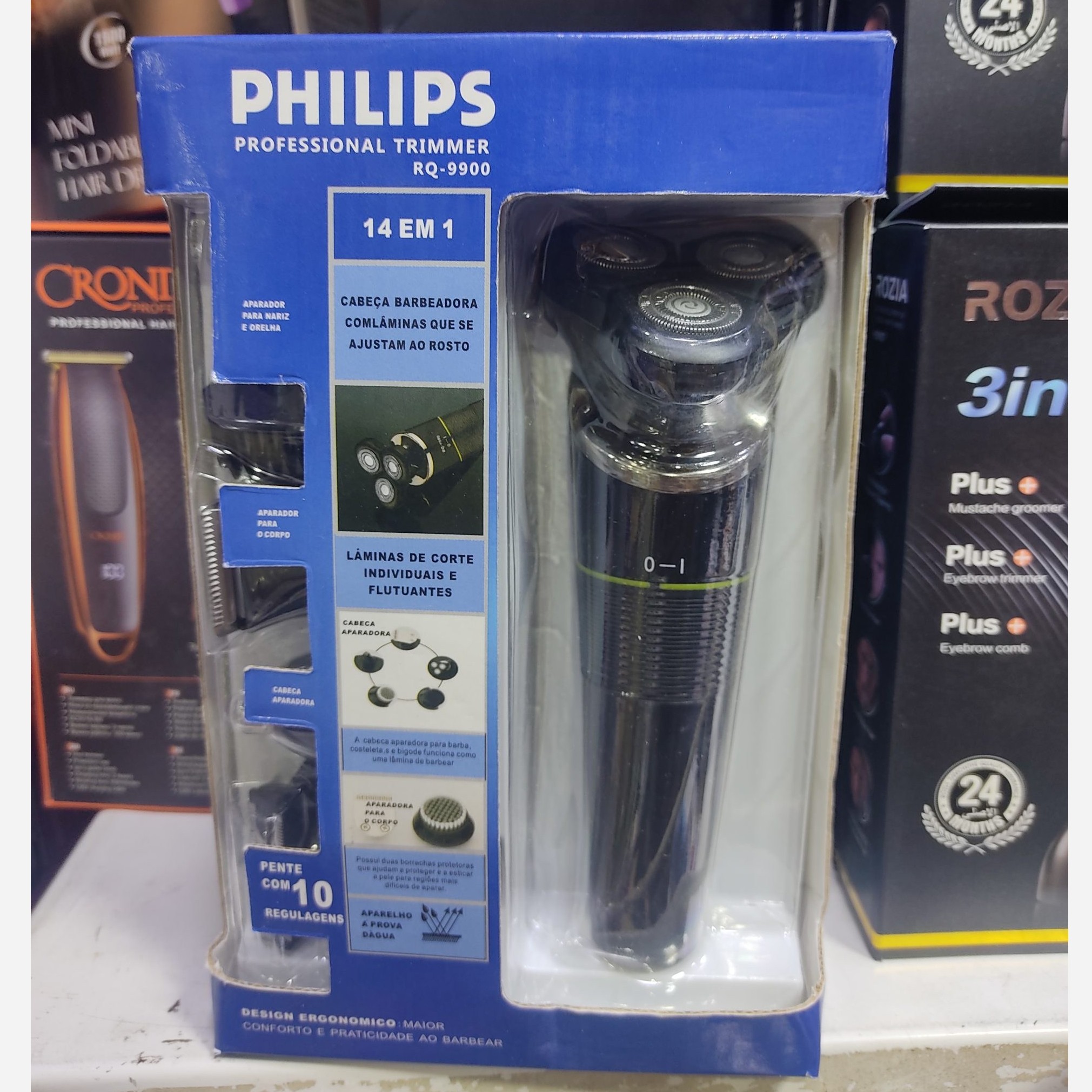 سه تیغ فیلیپس حرفه ای 5 کاره مدل RQ-9900 ا PHILIPS RQ-9900