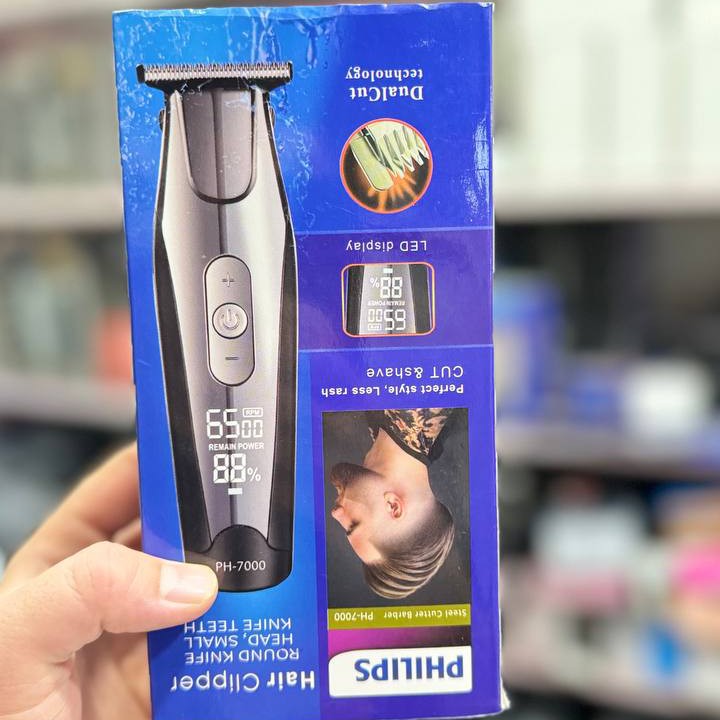 ماشین اصلاح و خط زن فوق حرفه ای فیلیپس مدل PH7000 اورجینال و اصلی صفر زنی دقیق جدید قیمت فاکتور