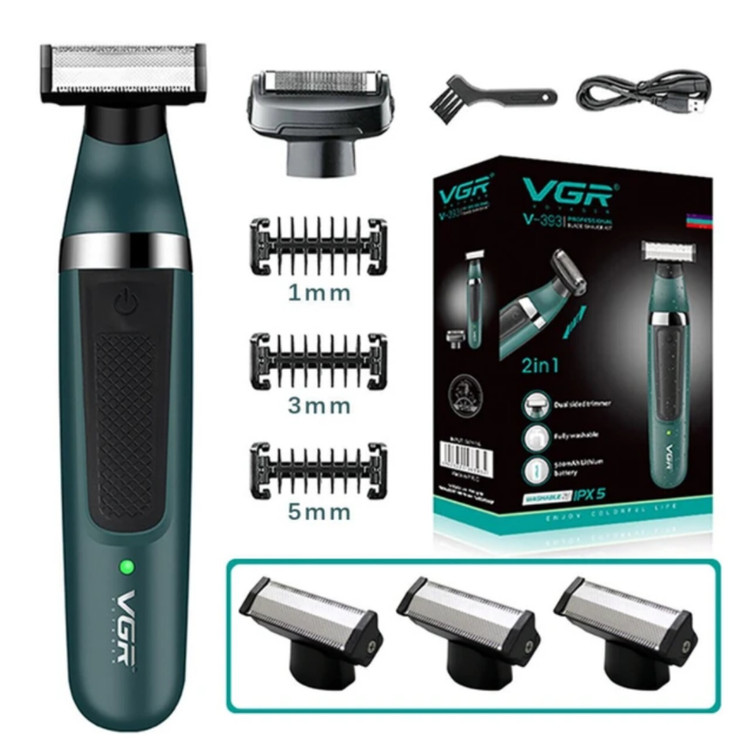 ژیلت برقی ( بادی گروم ) شارژی و برقی مدل VGR393 صفر زنی بهتر از ژیلت کاملآ ضد آب