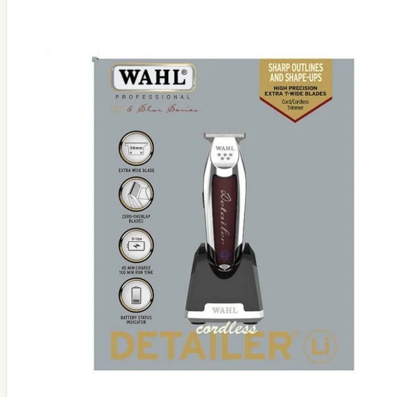 خط زن و صفر زن ،فید زن وال دیتایلر استند دار مدل 08171-700 WAHL DETAILR Li