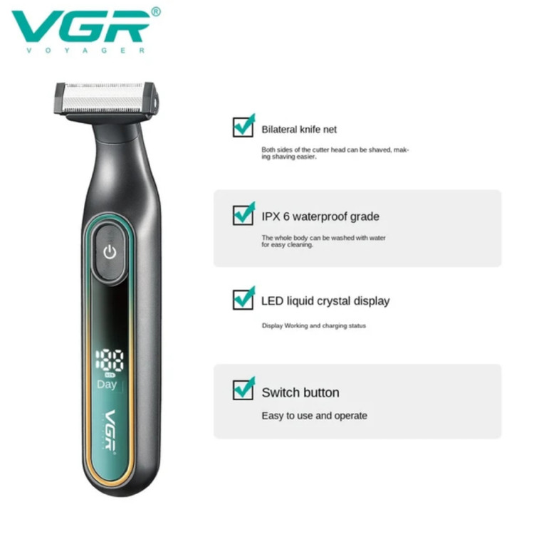 ماشین اصلاح ضد آب وی جی ار V-360