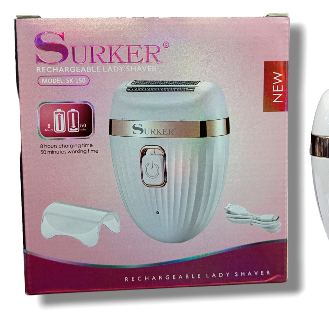 دستگاه شیور زن بانوان مخصوص بدن SURKER150  شیور زن بانوان برای اصلاح کل بدن   ضداب و زیر دوشی   اصلاح بدون درد   دارای ت