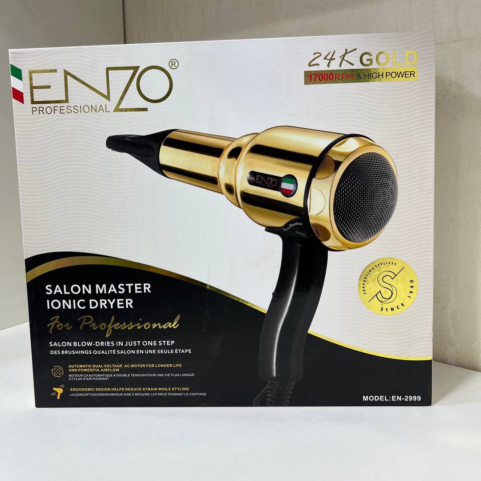 سشوار انزو پروفیشینال مدل EN-2999 طلایی
