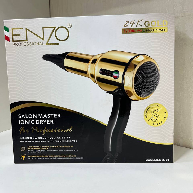 سشوار انزو پروفیشینال مدل EN-2999 طلایی