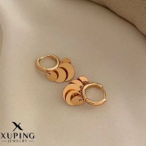 گوشواره پولکی آویز ژوپینگ طرح طلا